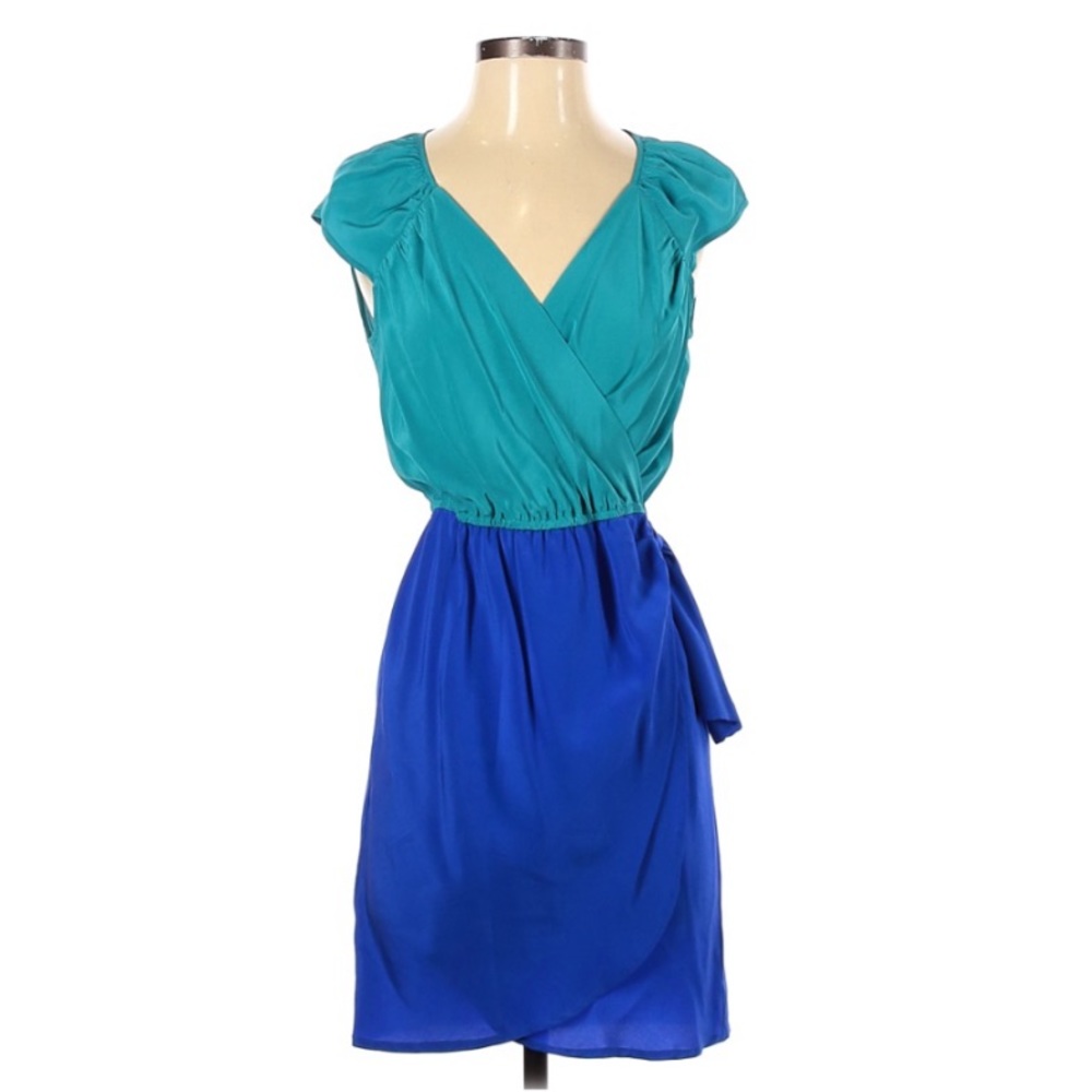 Charlie Jade Silk Faux Wrap Dress